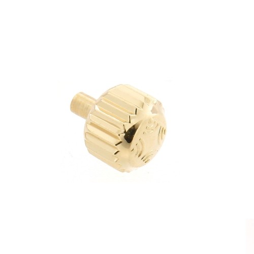 Zenith Corona a vite in acciaio PVD oro giallo finitura lucida El Primero Rainbow e simili