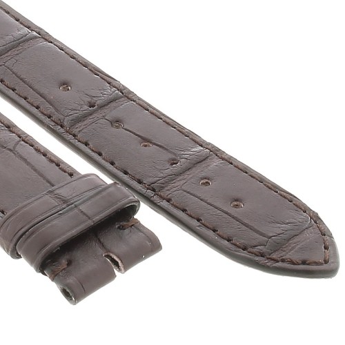 Longines Cinturino Alligatore L682152086 Marrone Opaco 20/16 mm . Per Conquest Heritage, Record e simili