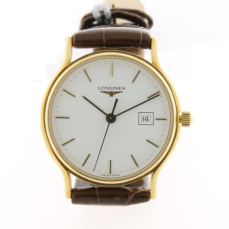 LONGINES Classic L4.171.6.12.2 Gold 18 kt Quartz 29 mm