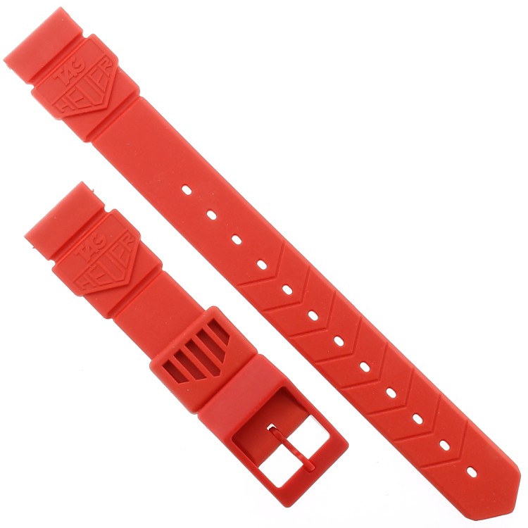 Tag Heuer Cinturino Formula 1 prima edizione 1985 in plastica Rsso -  red plastic strap BS0085