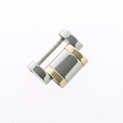 Longines maglia acciaio ed oro giallo per Admiral 5 Stelle. Misure16 x 8 x 3,5 mm. Per L3.604.5