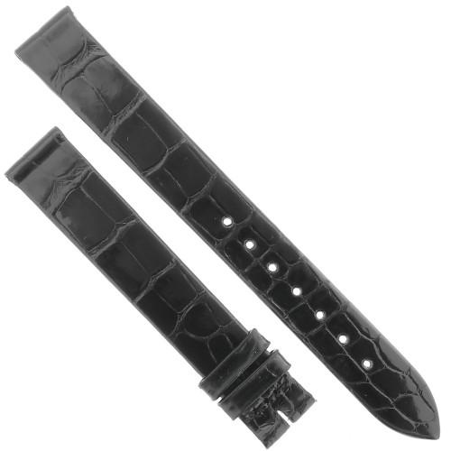 Longines Cinturino Alligatore L682111475 Nero Lucido 13/12 mm