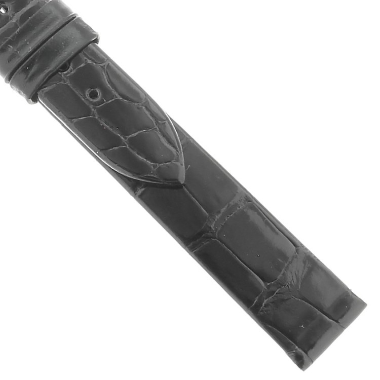 Longines Cinturino Alligatore L682111475 Nero Lucido 13/12 mm La Grande Classique