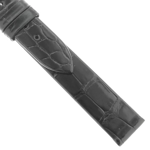 Longines Cinturino Alligatore L682111475 Nero Lucido 13/12 mm