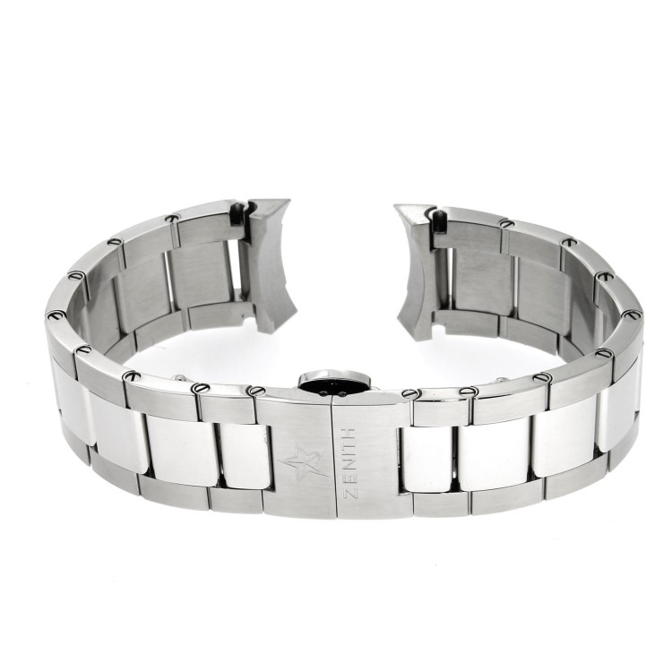 Zenith Bracciale 27.02.2280.4061 in acciaio ansa 22 mm per 36000vph 45 mm