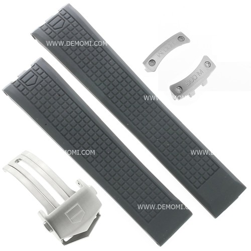 Tag Heuer Cinturino Caucciù FT6015 FDA2 21/18 mm Aquaracer 500 43 mm