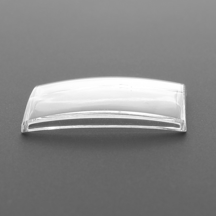 Longines Vetro plexi quadrato bombato Dimensioni 26,5 x 26,5 altezza 3,6 mm