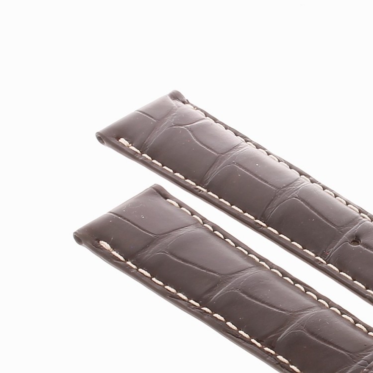 Longines Cinturino Alligatore L682110300 Marrone XL Opaco 21/18 mm