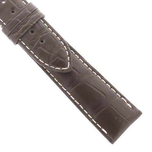 Longines Cinturino Alligatore L682110300 Marrone XL Opaco 21/18 mm