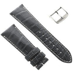 Longines Cinturino Alligatore L682120260 FA Nero Opaco 25/20 mm 2