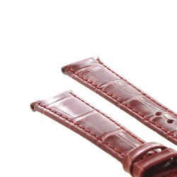 Longines Cinturino Alligatore L682145122 FG Rosso  Lucido 15 - 12 mm 2