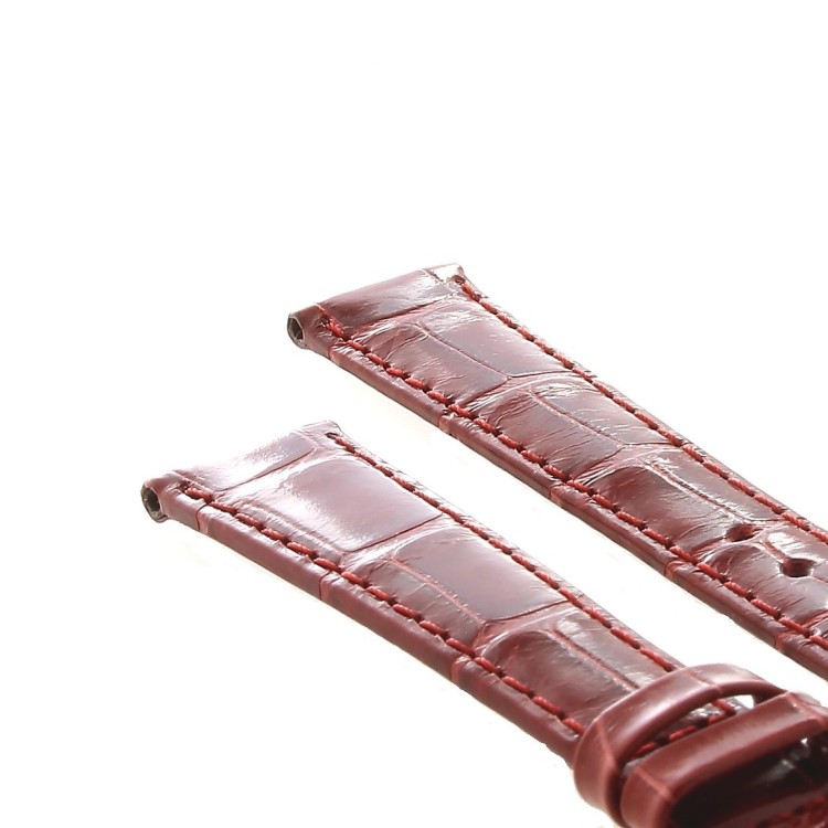 Longines Cinturino Alligatore L682145122 FG Rosso  Lucido 15 - 12 mm