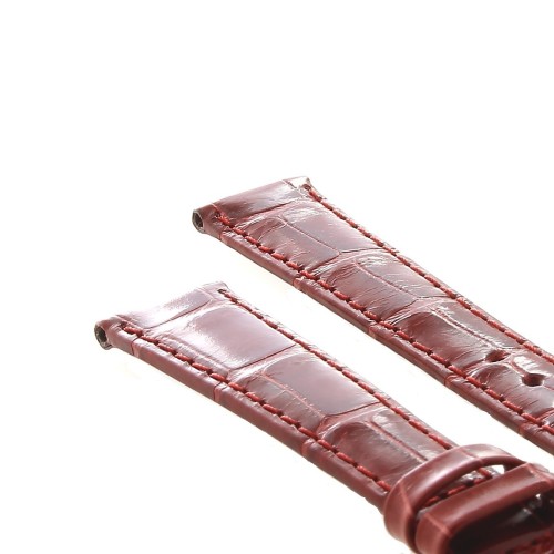 Longines Cinturino Alligatore L682145122 FG Rosso  Lucido 15 - 12 mm
