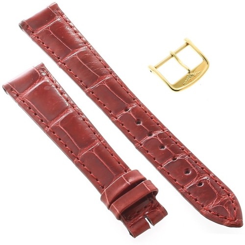 Longines Cinturino Alligatore L682145122 FG Rosso  Lucido 15 - 12 mm