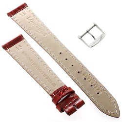 Longines Cinturino Alligatore L682145122 FA Rosso  Lucido 15 - 12 mm 2