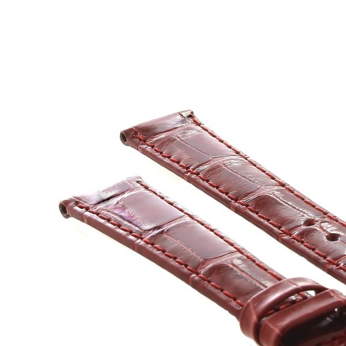 Longines Cinturino Alligatore L682145122 FA Rosso  Lucido 15 - 12 mm
