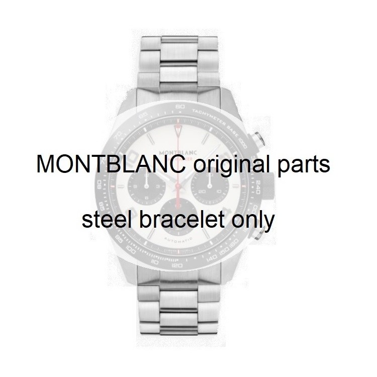 Montblanc Bracciale 117178 per Timewalker Manufacture Chronograph cassa da 43 mm  ansa 22 mm