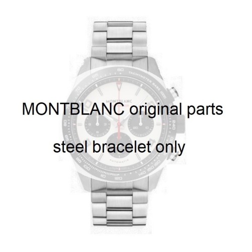 Montblanc Bracciale 117178 per Timewalker Manufacture Chronograph cassa da 43 mm  ansa 22 mm