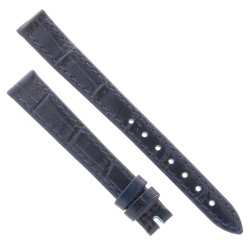 Cinturino Stampa Alligatore Blu Semilucido 12/10 mm B28B classico