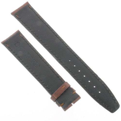 Cinturino IWC Portoghese Aftermarket Compatibile Alligatore Marrone XL 20/18 mm Opaco