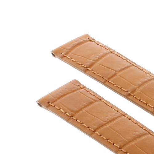 Longines 18/16 mm Print Gold Alligator Strap L682101267