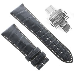 Longines Cinturino Alligatore L682120260 FDA Nero Opaco 25/20 mm 2