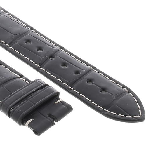 Longines Cinturino Alligatore L682120102 FDA Nero Opaco 20/18 mm