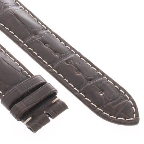 Longines Cinturino Alligatore L682109818 Marrone Opaco 21/18 mm