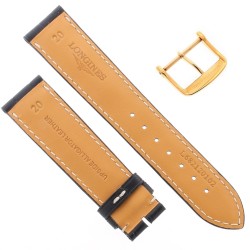 Longines Cinturino Alligatore L682120102 FR Nero Opaco 20-18 mm 2