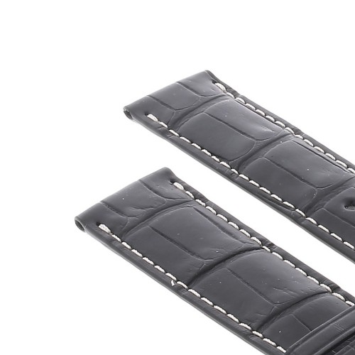 Longines Cinturino Alligatore L682120102 FA Nero Opaco 20-18 mm
