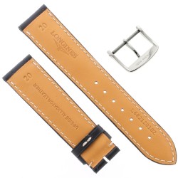 Longines Cinturino Alligatore L682120102 FA Nero Opaco 20-18 mm 2