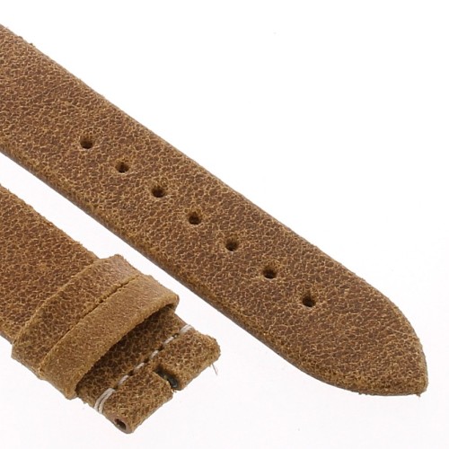 Longines Cinturino L682151772 Pelle Marrone Opaco cuciture chiare 20/18 mm Heritage 1945 L2.813.4