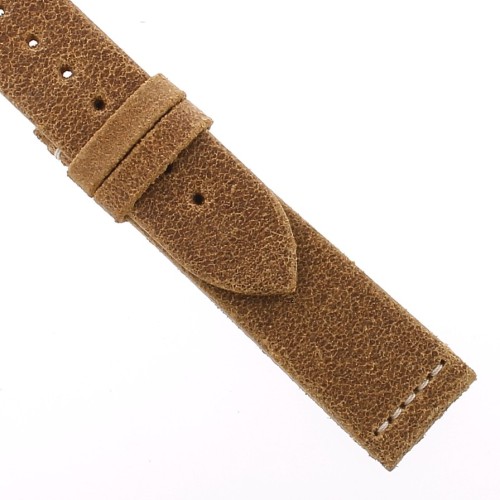 Longines Cinturino L682151772 Pelle Marrone Opaco cuciture chiare 20/18 mm Heritage 1945 L2.813.4