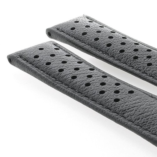 Tag Heuer Cinturino Carrera Pelle FC6357 FDA Nero misure 20/18 mm