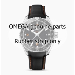 OMEGA cinturino caucciù Nero e arancio 21mm Seamaster Planet Ocean 43.5mm 232.32.44
