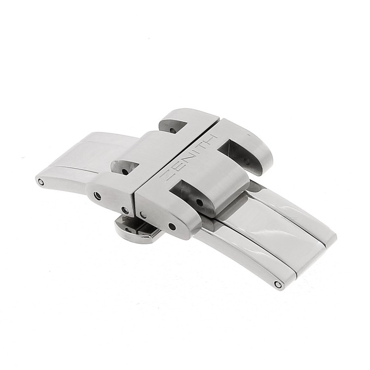 Zenith Chiusura Raimbow completa per bracciale in acciaio misura attacco 17,5 mm