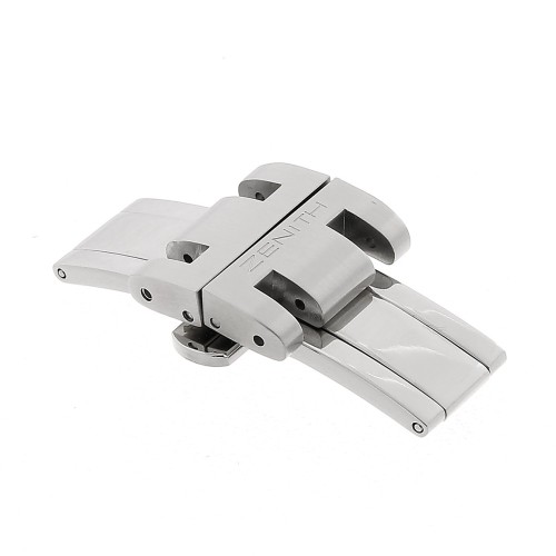 Zenith Chiusura Raimbow completa per bracciale in acciaio misura attacco 17,5 mm