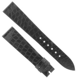 Patek Philippe Cinturino Alligatore nero lucido 18/14 mm