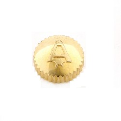 Angelus Corona impermeabile Acciaio  laminata  gialla diametro 5,3 mm, altezza 2,3 mm,  passo 120 tubo 250