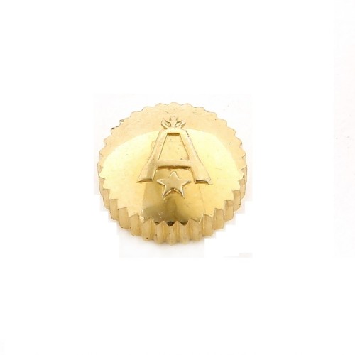 Angelus Corona impermeabile Acciaio  laminata  gialla diametro 5,3 mm, altezza 2,3 mm,  passo 120 tubo 250