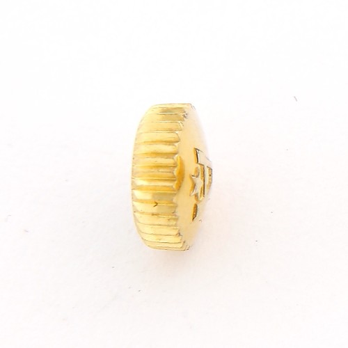Angelus Corona impermeabile Acciaio  laminata  gialla diametro 5,3 mm, altezza 2,3 mm,  passo 120 tubo 250