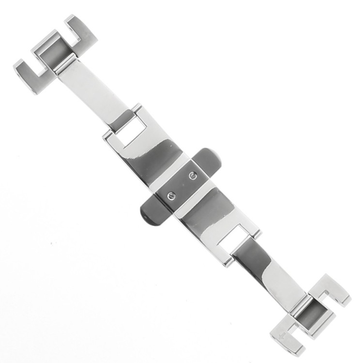 Zenith Chiusura Rainbow completa per bracciale in acciaio. Seconda esecuzione con tubi e viti