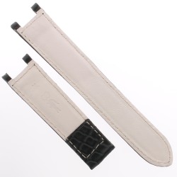 Cinturino CARTIER Aftermarket Compatibile Alligatore Nero opaco 20/18 mm  2