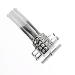 FREDERIQUE CONSTANT Deployante Logo Traforato acciaio 18 mm