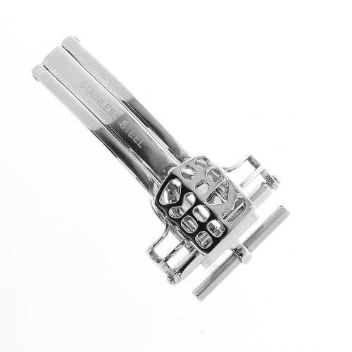 FREDERIQUE CONSTANT Deployante Logo Traforato acciaio 18 mm