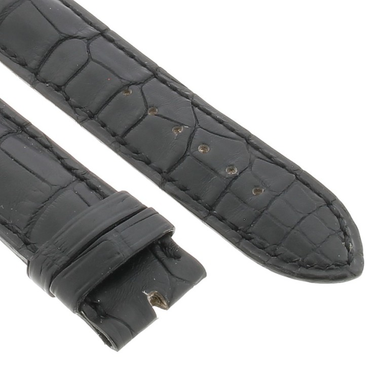 Girard Perregaux Cinturino 22/20 Alligatore colore Nero opaco. Minimi segni. Utilizzato per vetrina.