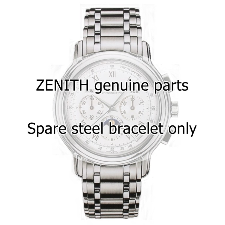 Zenith Bracciale in acciaio ansa 20 mm per Chronomaster T El Primero 02.0240.410