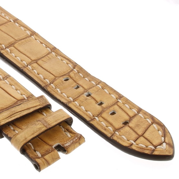 Girard Perregaux Cinturino 22/20 Alligatore colore Beige opaco