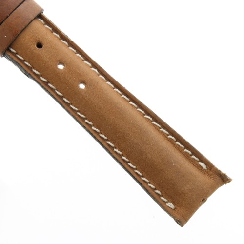 Zenith Cinturino Vintage pelle Marrone 20/16 mm con difetti, non usato