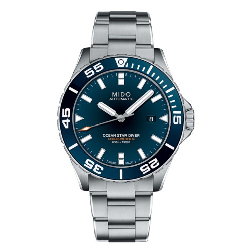 MIDO Ocean Star M026.608.11.041.00 Automatico in Acciaio 43 mm Lunetta Ceramica